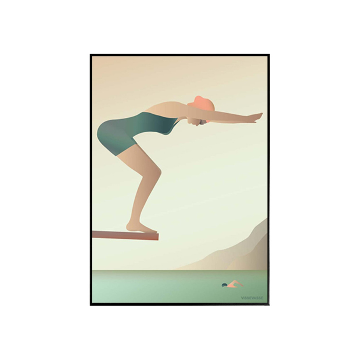 Vissevasse -  스위밍 (Swimming - poster) 30*40