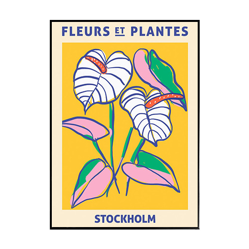 Poster&amp; - 스톡홀롬 (Fleurs et Plantes  50x70)